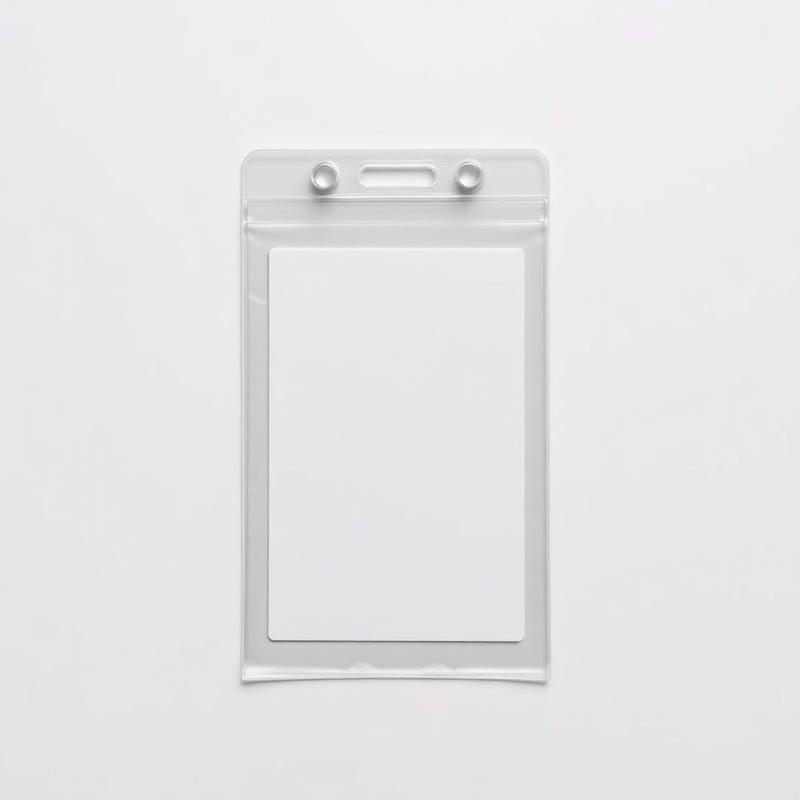 Clear Vinyl ID Card Sleeves — 100 Pack